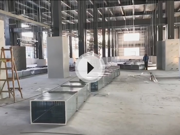 厂房设计装修施工视频
